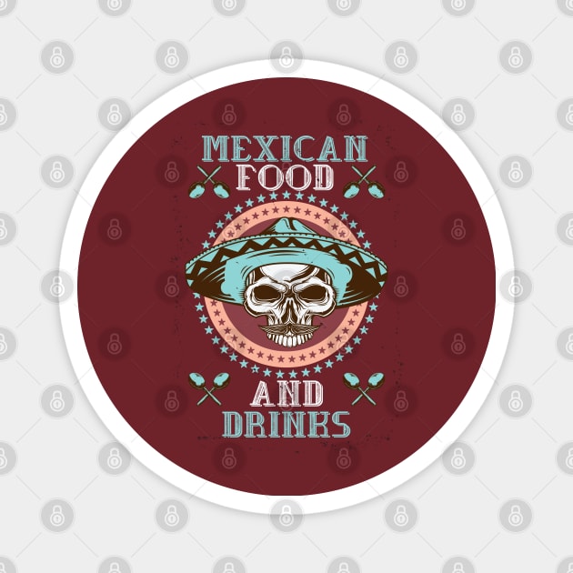 Mexican Food & Drinks Magnet by Verboten